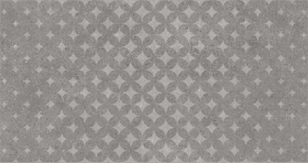 SBD026/DL500920 Декор Фондамента Серый орнамент 9мм 119.5x60