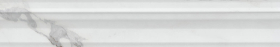 BLC038R Бордюр Коррер Багет белый глянцевый обрезнойx1.9 30x5