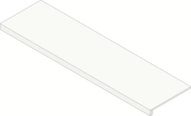 Ступень Forte dei Marmi Quark Brazilian White Scalino Frontale 33x160