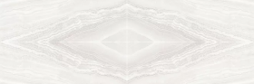 Панно Контарини Белый глянцевый (4 части) обрезнойx0.9 179x60