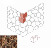 Искусственный камень Хантли 607-95 угол 7x12.5