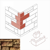 Искусственный камень Данвеган 500-65 угол