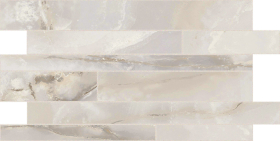 Мозаика Onyx and More White Onyx Glossy Modulo Listello SF 30x60