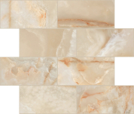 Декор Onyx and More Golden Onyx Satin Modulo Muretto 6mm 7.5x15 30x30