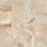 Декор Onyx and More Golden Onyx Glossy Mosaico 6mm 7.5x7.5 30x30