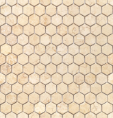 Мозаика Pietrine Hexagonal Botticino MAT hex 29.5x30.5