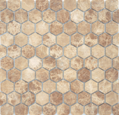 Мозаика Pietrine Hexagonal Emperador light MAT hex 29.5x30.5