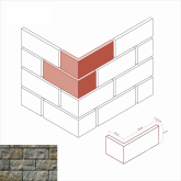 Искусственный камень Йоркшир 405-85 угол