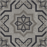 Декор Касабланка Серый матовый 20x20x0.8