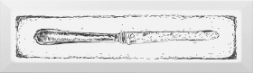 Декор Гамма Нож черный 8.5x28.5