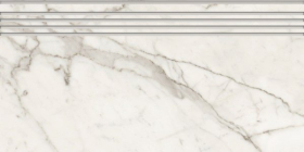 K-1000/LR/st01/294x600x10 Ступень Marble Trend Carrara Лаппатированный st01 29.4x60