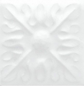 ADST4060 Декоративная вставка Studio Taco Relieve Flor N2 Snow Cap 3x3