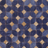 Декор Iliada -Pr Azul 43.5 43.5x43.5