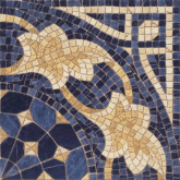 Декор Iliada Cantonera Laertes-Pr Azul 43.5 43.5x43.5