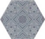 15-292-418-1913 Декор Lambeth-Sloane Hex Sloane Cement Mix Матовый 19.8x22.8